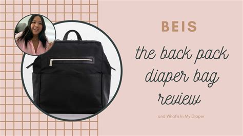 beis diaper bag backpack dupe